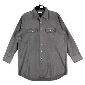 Vintage Sovereign Shirt Mens XL Big‎ Man Full Cut Workwear Relaxed 80s Made USA